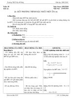 T62 - $4 Bất pt bậc nhất một ẩn