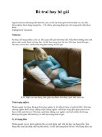 Bé trai hay bé gái ppt