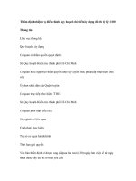 Thẩm định nhiệm vụ điều chỉnh quy hoạch chi tiết xây dựng đô thị tỷ lệ 1/500 docx