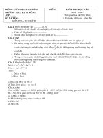 Đề kiểm tra học kì 2 (đề 1)