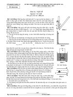 Đề thi chọn đội tuyển lý QG Nghệ An (2010-2011) ppsx