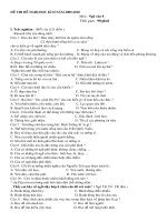 đề thi HK2 09-10 tham khảo Văn 8
