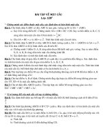 BÀI TẬP MẶT CẦU MỚI VÀ HOT NHẤT