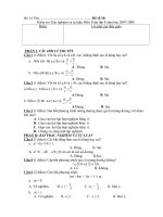 De kiem tra trac nghiem va tu luan DS8-HK I (so 10)