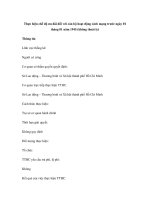 Thực hiện chế độ ưu đãi đối với cán bộ hoạt động cách mạng trước ngày 01 tháng 01 năm 1945 (không thoát ly) pdf