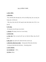 Địa lý lớp 6 - SÔNG VÀ HỒ docx