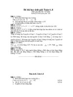 Đề-Đáp án HSG Toán 6 Y6.8