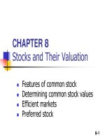 Slide Financial Management - Chapter 8 potx