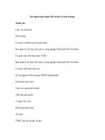 Xác nhận hoàn thành Đề án Bảo vệ môi trường docx