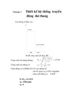 ứng dụng máy tính trong thiết kế và mô phỏng động học, động lực học trong kết cấu máy bào quang, chương 7 potx