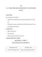 Sinh học 7 - Bài 42 THỰC HÀNH : QUAN SÁT BỘ XƯƠNG VÀ MẪU MỔ CHIM BỒ CÂU doc