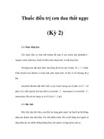 Thuốc điều trị cơn đau thắt ngực (Kỳ 2) pps