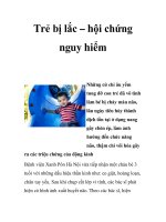 Trẻ bị lắc – hội chứng nguy hiểm docx