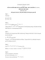 Đề vào 10 chuyên toán (đ 19)