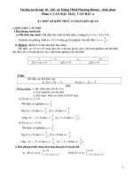 CHương trinh on thi vào lớp 10