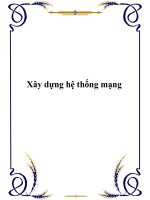 xây dựng hệ thống mạng