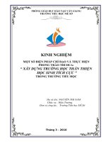 Bìa sáng kiến kinh nghiệm