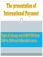 Thuyết trình thanh toán quốc tế 