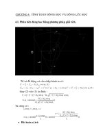 ứng dụng máy tính trong thiết kế và mô phỏng động học, động lực học trong kết cấu máy bào quang, chương 4 doc