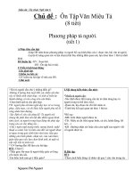 TỰ CHỌN 6-ÔN TẬP VĂN MIÊU TẢ