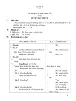 Giáo án - Tuần 32- Lớp 1 CKTKN