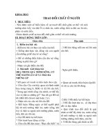 Trao đổi chất ở người