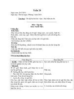 Giáo án Sáng lớp 1 Tuần 28