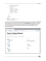 Hướng dẫn tạo themes cho wordpress part 14 pot