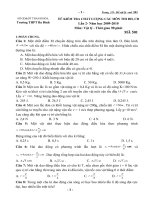 Thi DH lan 2 Tr­uong THPT Ba Dinh -TH