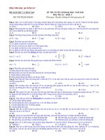 Đề mẫu thi ĐH Lý số 15