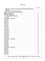 báo cáo kiểm định chất lượng