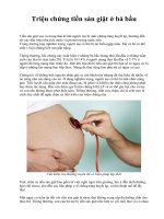 Triệu chứng tiền sản giật ở bà bầu docx