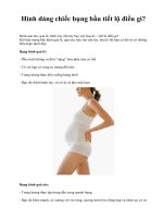 Hình dáng chiếc bụng bầu tiết lộ điều gì? docx