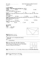 Bai tap tang cuong tuàn9+30