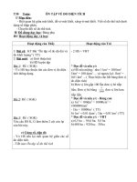 Giáo án T-TV tuần 30