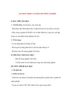 Địa lý lớp 9 - SỰ PHÁT TRIỂN VÀ PHÂN BỐ NÔNG NGHIỆP ppt