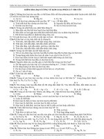 Kiểm tra lí thuyết đại cương kim loại