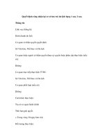 Quyết định công nhận lại cơ sở lưu trú du lịch hạng 1 sao, 2 sao pps