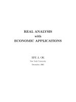 Real Analysis with Economic Applications - Content Preface pps