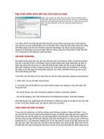 Cập nhật phần mềm để máy tính luôn an toàn