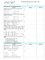 đề thi HK2 09-10 tham khảo toán 8
