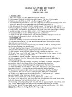 Hướng dẫn ôn thi tốt nghiệp môn Lịch sử