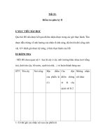 Sinh học 9 - Tiết 53: Kiểm tra giữa kỳ II ppt