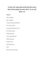 Gia hạn Giấy chứng nhận đủ điều kiện kinh doanh thuốc (Doanh nghiệp bán buôn; Đại lý Vắc xin, sinh phẩm y tế) doc