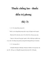 Thuốc chống lao - thuốc điều trị phong (Kỳ 3) pot
