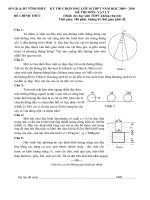 Đề thi HSG Lý 10 Vĩnh Phúc 2010