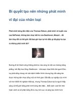 Bí quyết tạo nên những phát minh vĩ đại của nhân loại pot