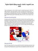 Ngừa bệnh động mạch vành ở người cao tuổi ppsx