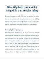 Giao tiếp hiệu quả nhờ kỹ năng diễn đạt, truyền thông pptx