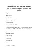 Cấp đổi Giấy chứng nhận đủ điều kiện kinh doanh thuốc (Cơ sở bán lẻ : Nhà thuốc, Quầy thuốc, đại lý thuốc) pdf